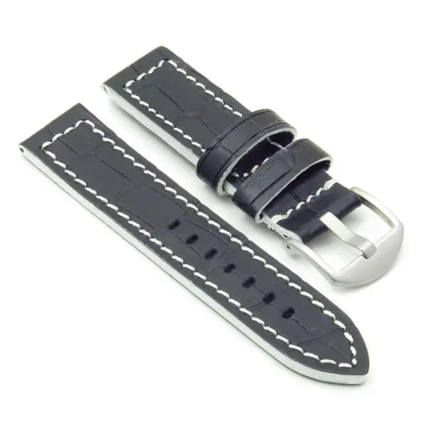 ColorBlock Crocodile Strap For Garmin Forerunner 570 - 42mm #9