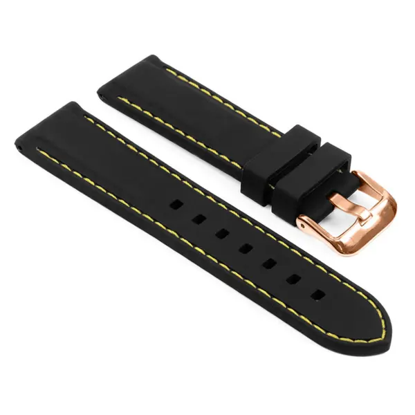 Rubber Strap with Stitching For MoonSwatch #56