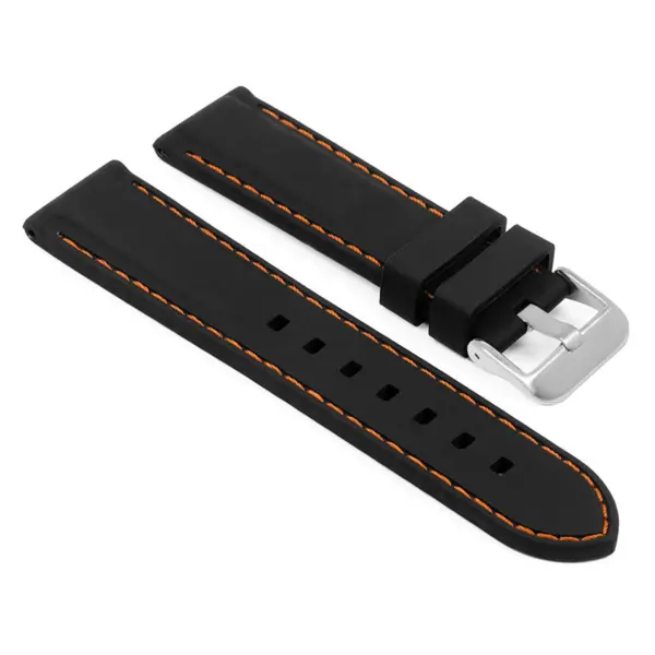 Rubber Strap with Stitching For MoonSwatch #53