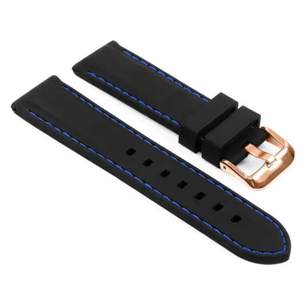 Rubber Strap with Stitching For MoonSwatch #41