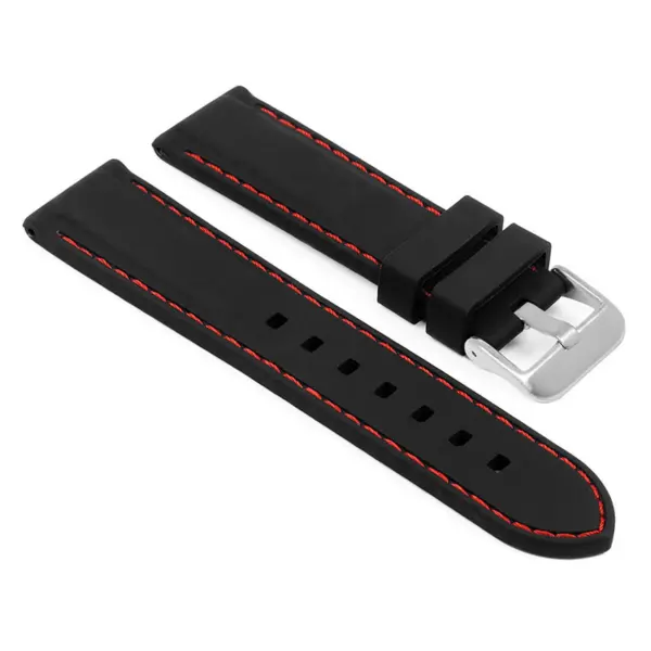 Rubber Strap with Stitching For MoonSwatch #38