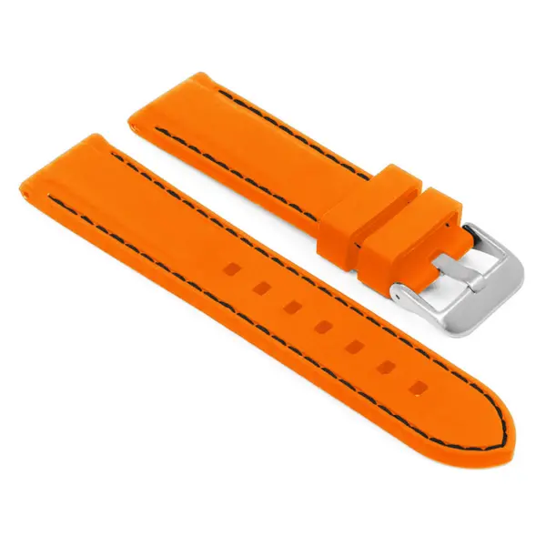 Rubber Strap with Stitching For MoonSwatch #33