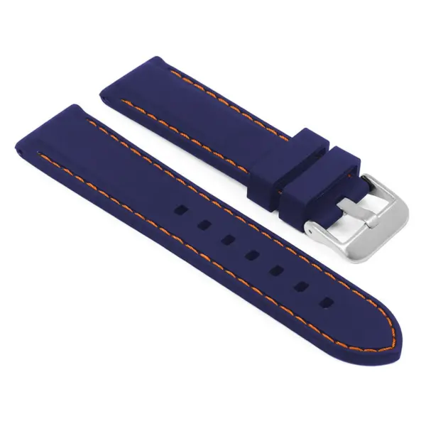 Rubber Strap with Stitching For MoonSwatch #28