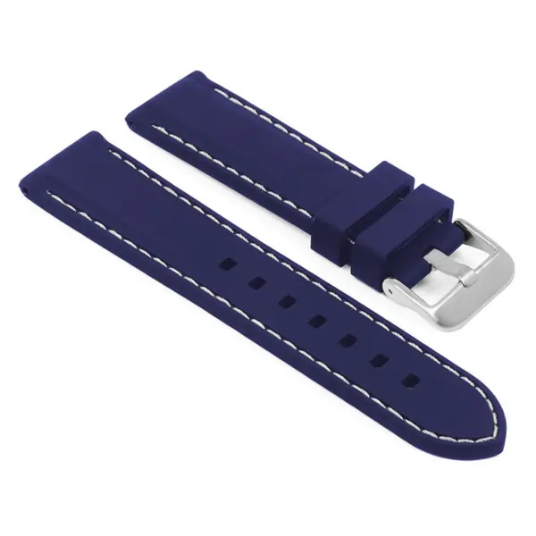 Rubber Strap with Stitching For MoonSwatch #23