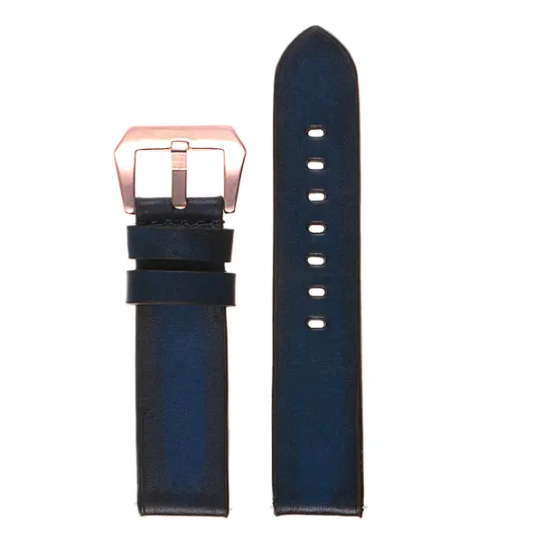 Vintage Faded Leather Strap For MoonSwatch #20