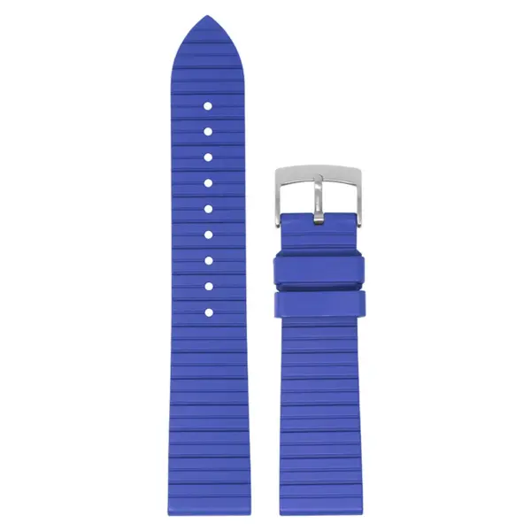 DASSARI Groove Stripe FKM Rubber Sport Strap For MoonSwatch #6