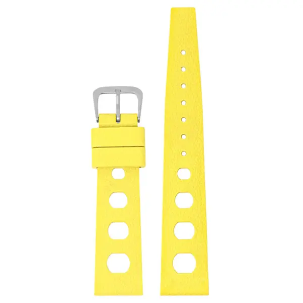 DASSARI Vintage FKM Rubber Rally Strap For MoonSwatch #7