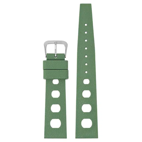 DASSARI Vintage FKM Rubber Rally Strap For MoonSwatch #9
