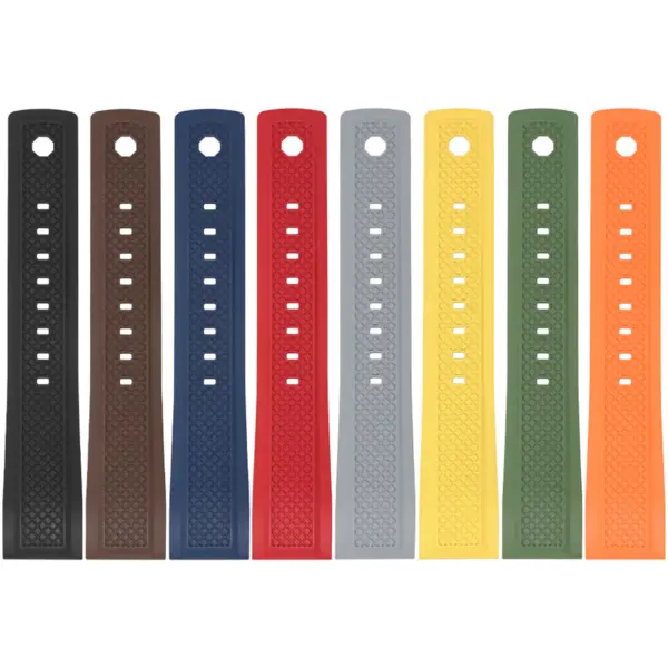 DASSARI Rugged FKM Rubber Sport Strap For MoonSwatch #3