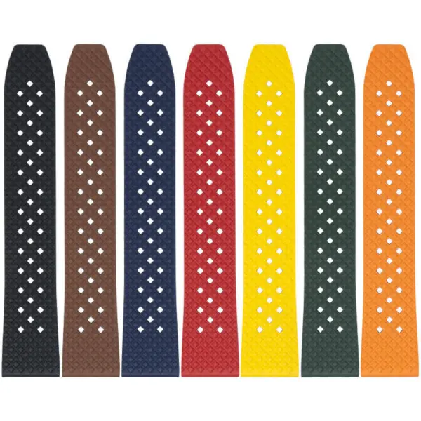 DASSARI Textured FKM Rubber Strap For MoonSwatch #2