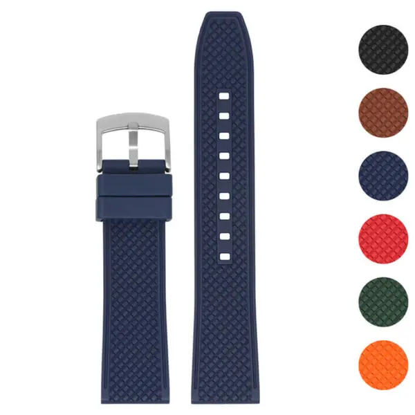DASSARI Double Textured FKM Rubber Strap For MoonSwatch #1