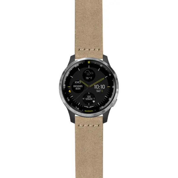 g.d2a.st29 Main Grey StrapsCo Heavy Duty Suede Watch Strap 20mm