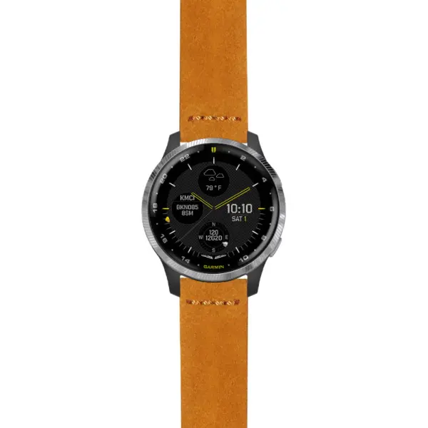 g.d2a.st29 Main Tan StrapsCo Heavy Duty Suede Watch Strap 20mm