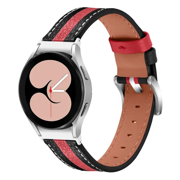 Leather Racing Strap For Samsung Galaxy Watch 6 #5