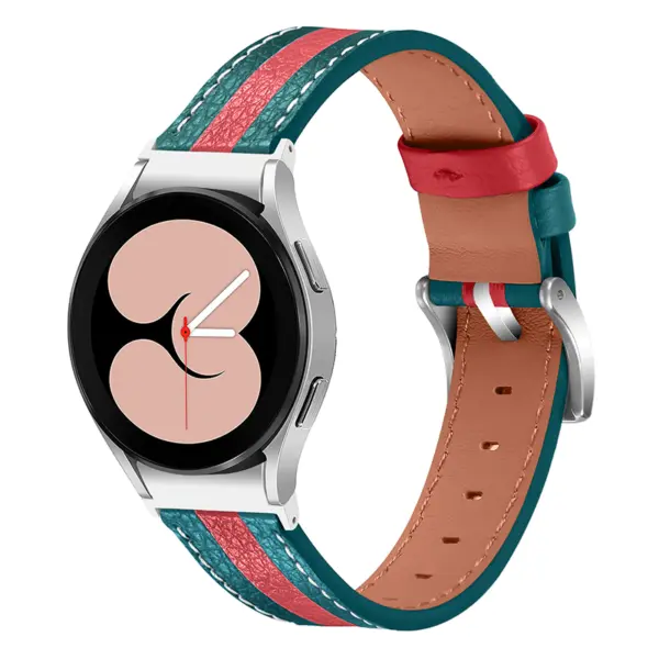 Leather Racing Strap For Samsung Galaxy Watch 6 #7