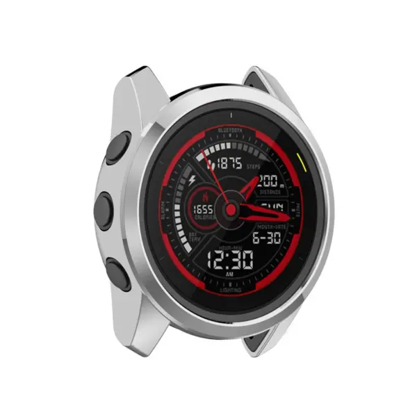 g.pc16.ss Main Silver StrapsCo Protective Case for Garmin Forerunner 745