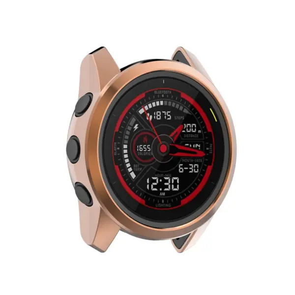 g.pc16.rg Main Rose Gold StrapsCo Protective Case for Garmin Forerunner 745