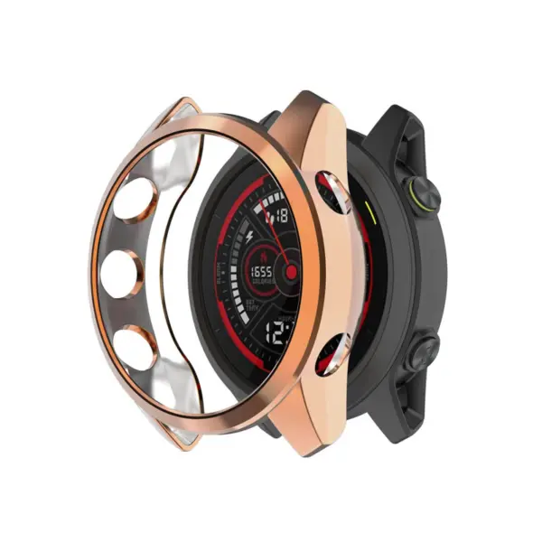g.pc16.rg AlternateRose Gold StrapsCo Protective Case for Garmin Forerunner 745