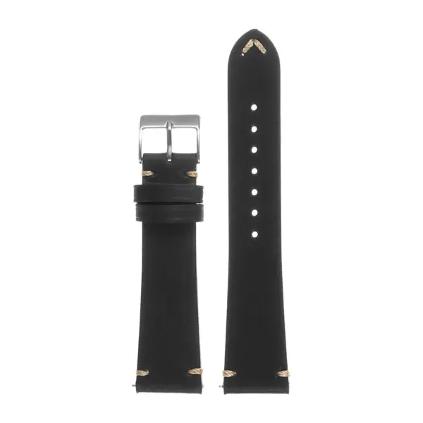 ds8.1 Vintage Leather Strap in Black 3