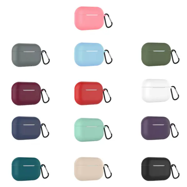 a.ap3 All Color StrapsCo Silicone Rubber Case Cover for Apple AirPods 3