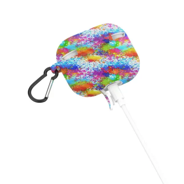 a.ap1 .a Alt Paint Splatter StrapsCo Pattern Silicone Rubber Case Cover for Apple AirPods Pro