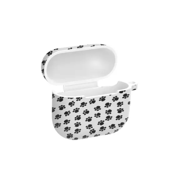 a.ap1 .d Angle Paw Print StrapsCo Pattern Silicone Rubber Case Cover for Apple AirPods Pro
