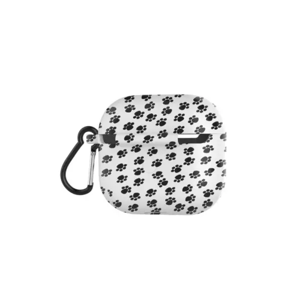 a.ap1 .d Back Paw Print StrapsCo Pattern Silicone Rubber Case Cover for Apple AirPods Pro