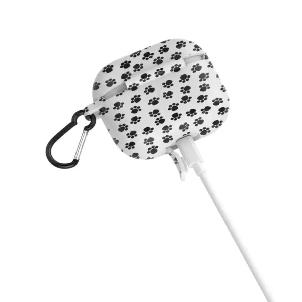 a.ap1 .d Alt Paw Print StrapsCo Pattern Silicone Rubber Case Cover for Apple AirPods Pro