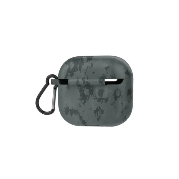 a.ap1 .7 Back Concrete StrapsCo Pattern Silicone Rubber Case Cover for Apple AirPods Pro