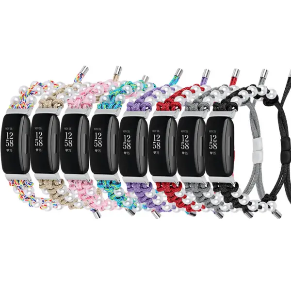 fb.ny34 All Colors StrapsCo Adjustable Bead Strap for Fitbit Inspire 2