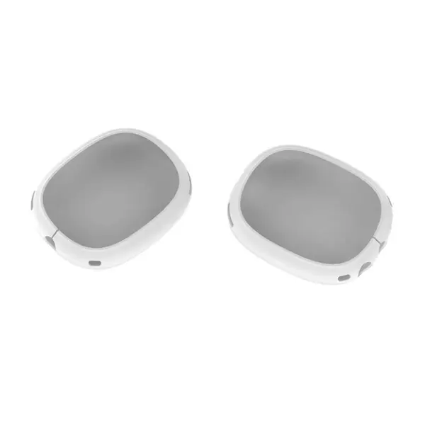 a.ap2 .22 Up White StrapsCo Smooth Silicone Rubber Earphone Covers for Apple AirPods Max