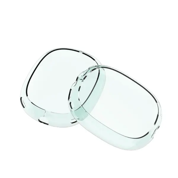 a.ap2 .11a Main Transparent Aquamarine StrapsCo Smooth Silicone Rubber Earphone Covers for Apple AirPods Max