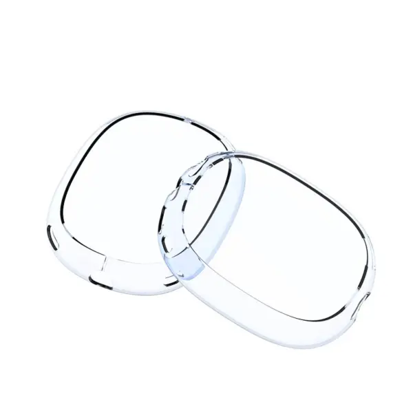 a.ap2 .5a Main Transparent Blue StrapsCo Smooth Silicone Rubber Earphone Covers for Apple AirPods Max
