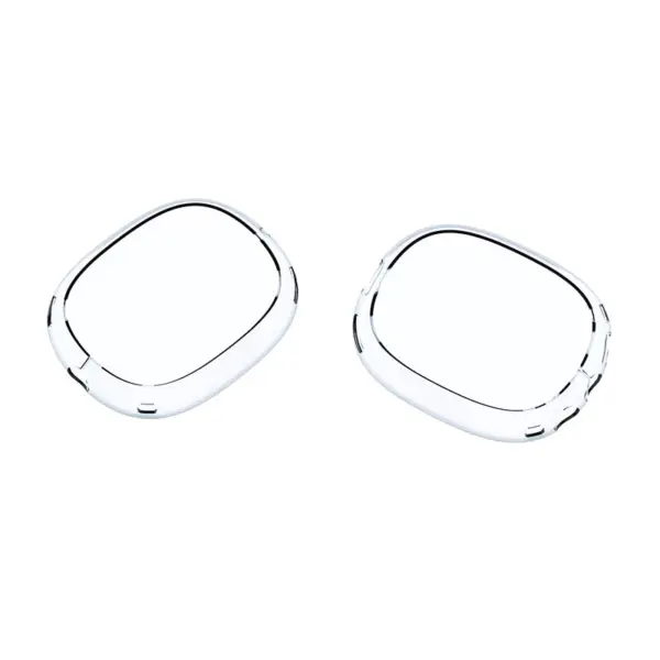 a.ap2 .5a Up Transparent Blue StrapsCo Smooth Silicone Rubber Earphone Covers for Apple AirPods Max
