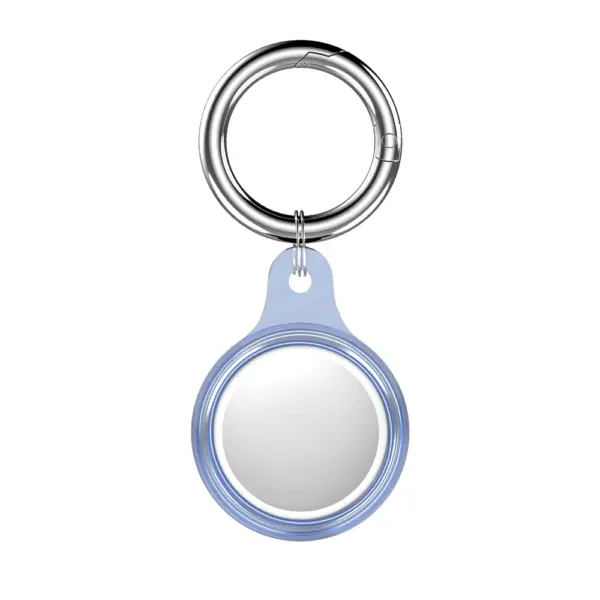 a.at2 .5a Main Pale Blue StrapsCo Keyring Apple AirTag Holder Protective Case