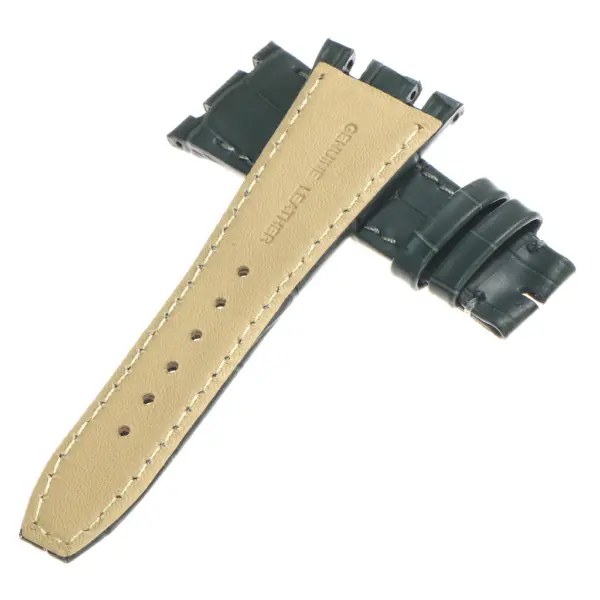 ap.l4.7 DASSARI Croc Embosed Leather Strap for Audemars Piguet in Grey 3