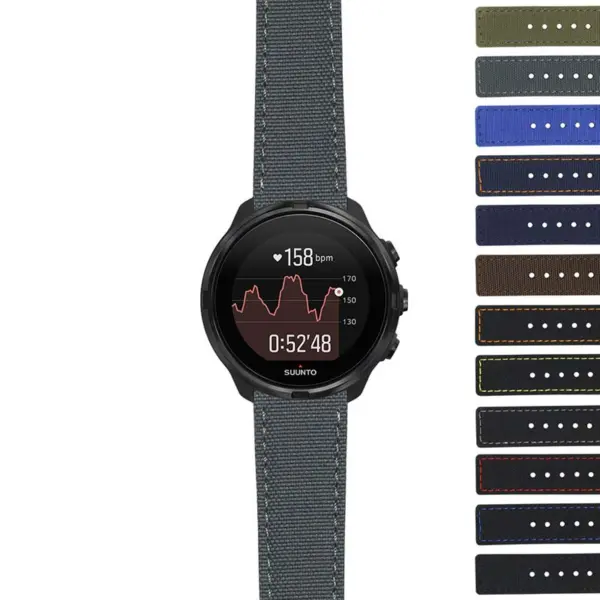 su9.ny1 24mm DASSARI Nylon Strap for Suunto 9