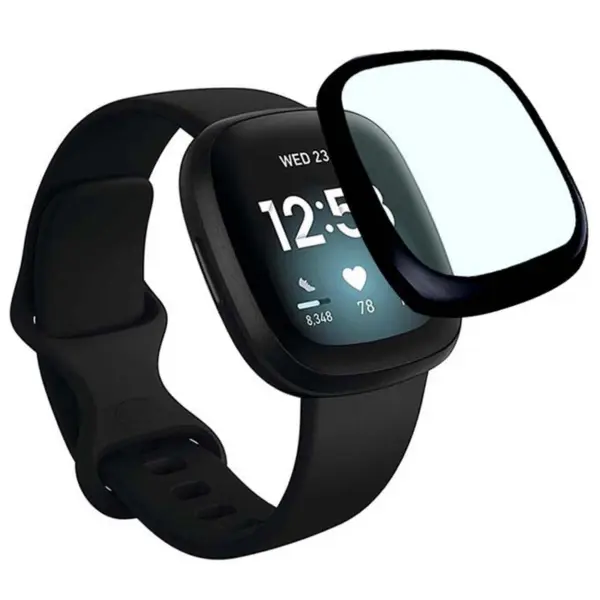 sp6.12 Main StrapsCo PMMA PET Curved Screen Protector for Fitbit Versa 3 Sense