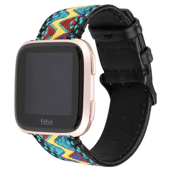 fb.l34.B Main B StrapsCo Embroidered Leather Watch Band Strap for Fitbit Versa Versa 2 Versa Lite