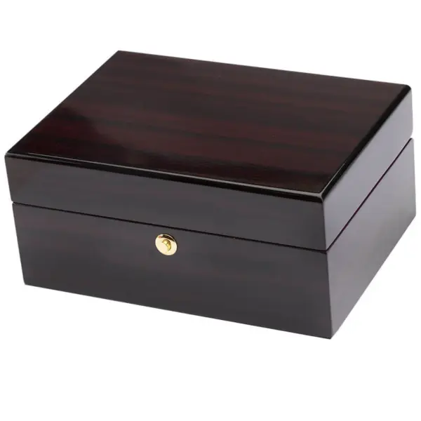 Wood Watch Box For 2 Watches 3