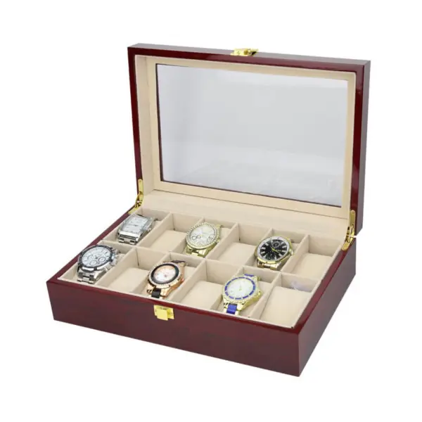 Wood Watch Box for 12 Watches 3