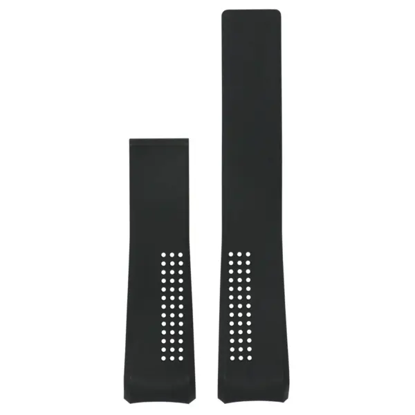 r.tag3 .1.nb Up Black No Clasp StrapsCo Silicone Rubber Watch Band Strap For Tag Heuer Carrera Calibre