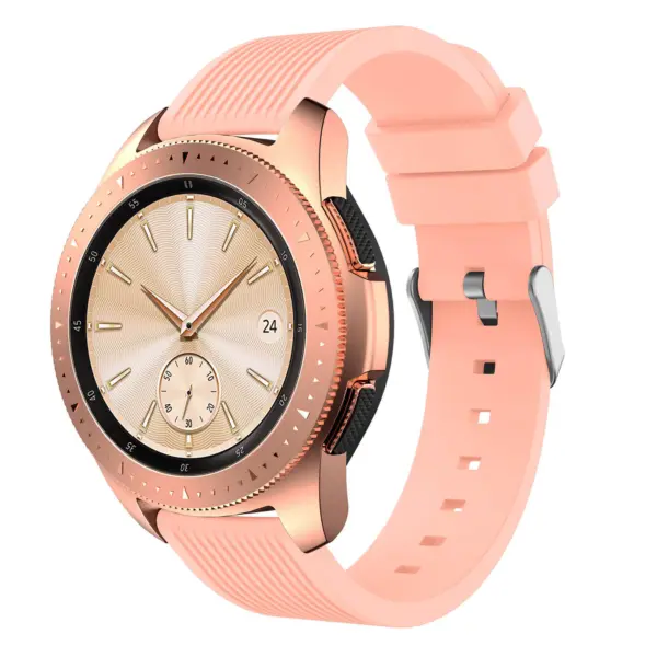 S.r18.13 Main Pink StrapsCo Silicone Rubber Watch Band Strap For Samsung Galaxy Watch 42mm