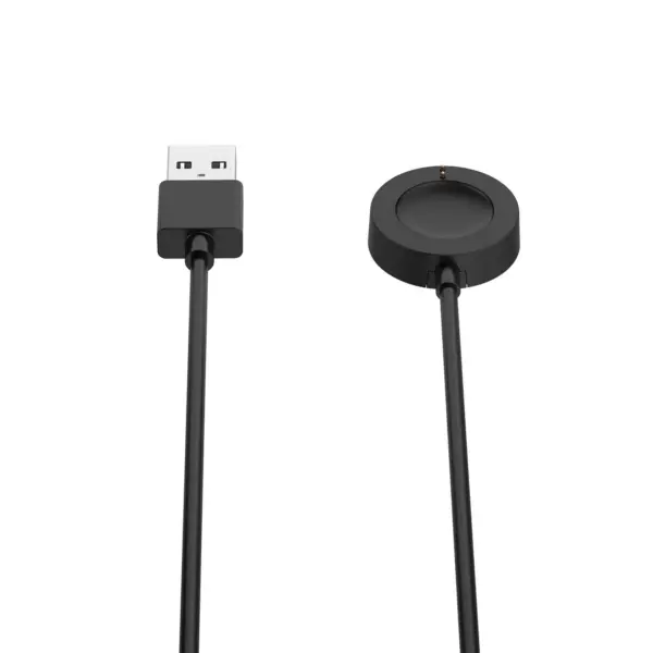 Fos.ch1.1 Top Black StrapsCo USB Charger For Emporio Armani Smartwatch