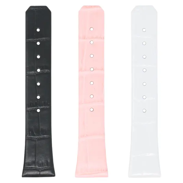 L.om1 All Colors StrapsCo Croc Embossed Leather Watch Band Strap For Constellation 1,2,3