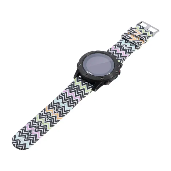 G.r41.a Main Chevron StrapsCo QuickFit 26 Silicone Rubber Replacement Watch Band Strap For Garmin Fenix 5X 3 3 HR
