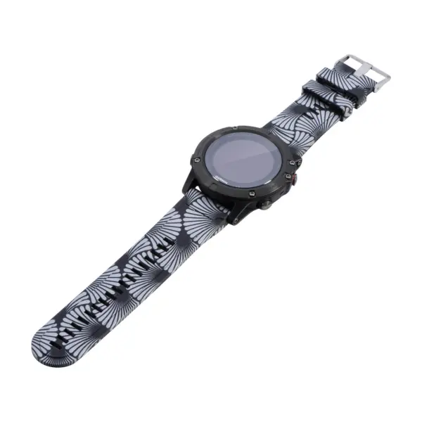 G.r41.e Main Hypno Black StrapsCo QuickFit 26 Silicone Rubber Replacement Watch Band Strap For Garmin Fenix 5X 3 3 HR