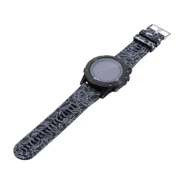 G.r41.h Main Chrome Flowers StrapsCo QuickFit 26 Silicone Rubber Replacement Watch Band Strap For Garmin Fenix 5X 3 3 HR