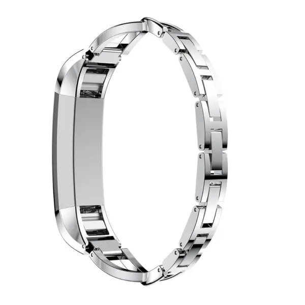 Fb.m88.ss Main Silver StrapsCo Alloy Watch Bracelet Band Strap With Rhinestones For Fitbit Alta & Alta HR