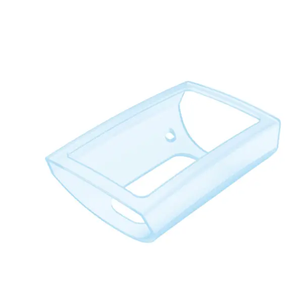 Fb.pc8.5 Alt Blue StrapsCo Silicone Rubber Protective Case For Fitbit Charge 3